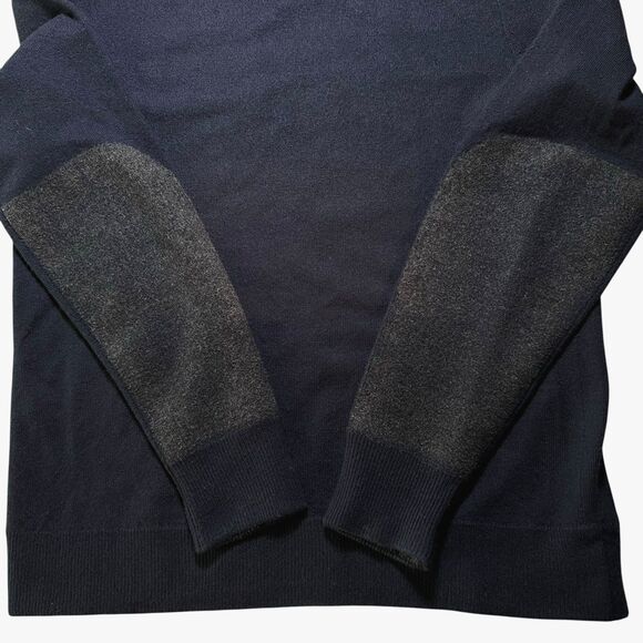Rag & Bone Merino Wool Crewneck Sweater Arm Lt Color Block Size Medium Navy Blue - Picture 9 of 13